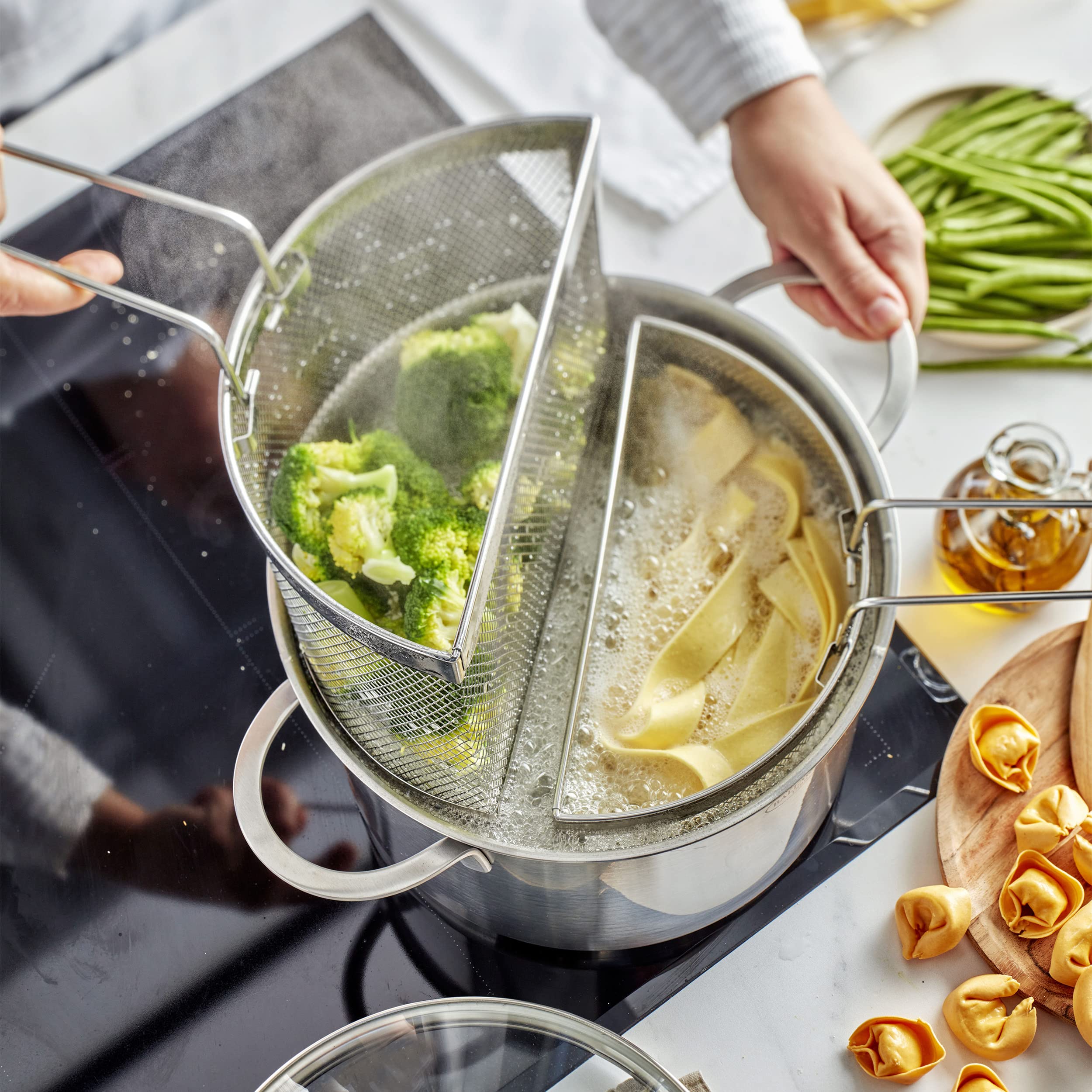 Amazon.com: Demeyere Resto 8.5-qt Stainless Steel 7-In-1 Multi-Pot